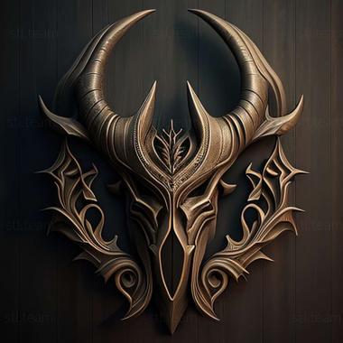 3D модель Игра The Elder Scrolls Online Horns of the Reach (STL)